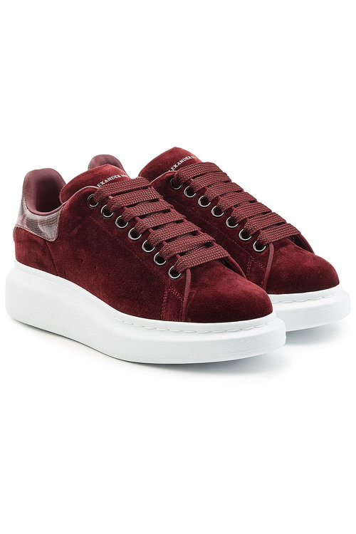 alexander mcqueen sneakers velvet