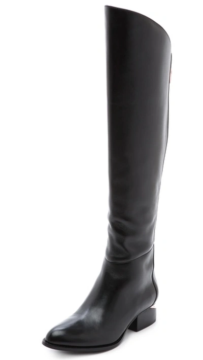 ALEXANDER WANG Sigrid Tall Boots With Rose Gold Hardware