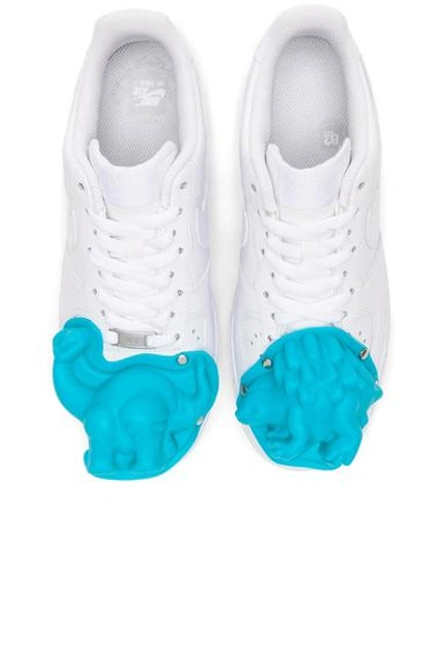 Comme Des Garçons Homme Deux Nike Air Force Cdg Custom In White