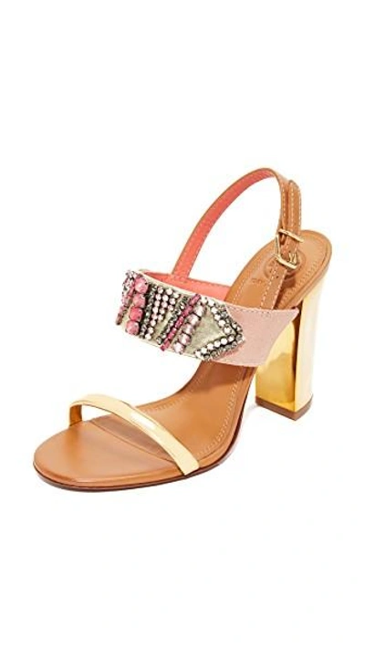 TORY BURCH TANNER 100MM SANDALS