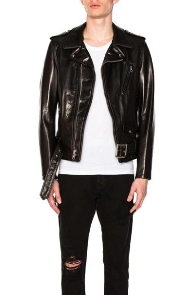 SCHOTT PEBBLED MOTO JACKET