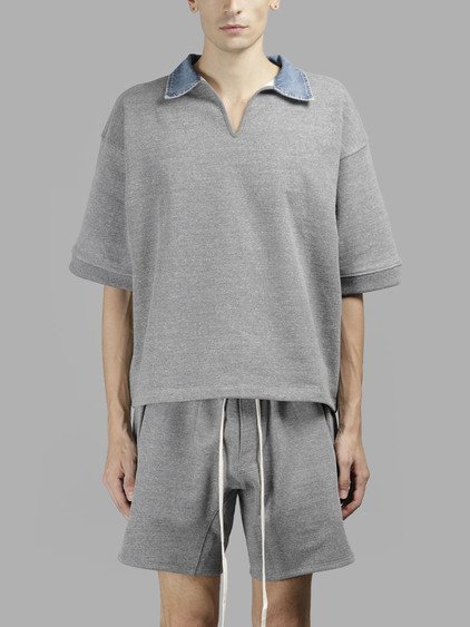 FEAR OF GOD 5th HEAVY TERRY V-NECK POLO | www.hartwellspremium.com