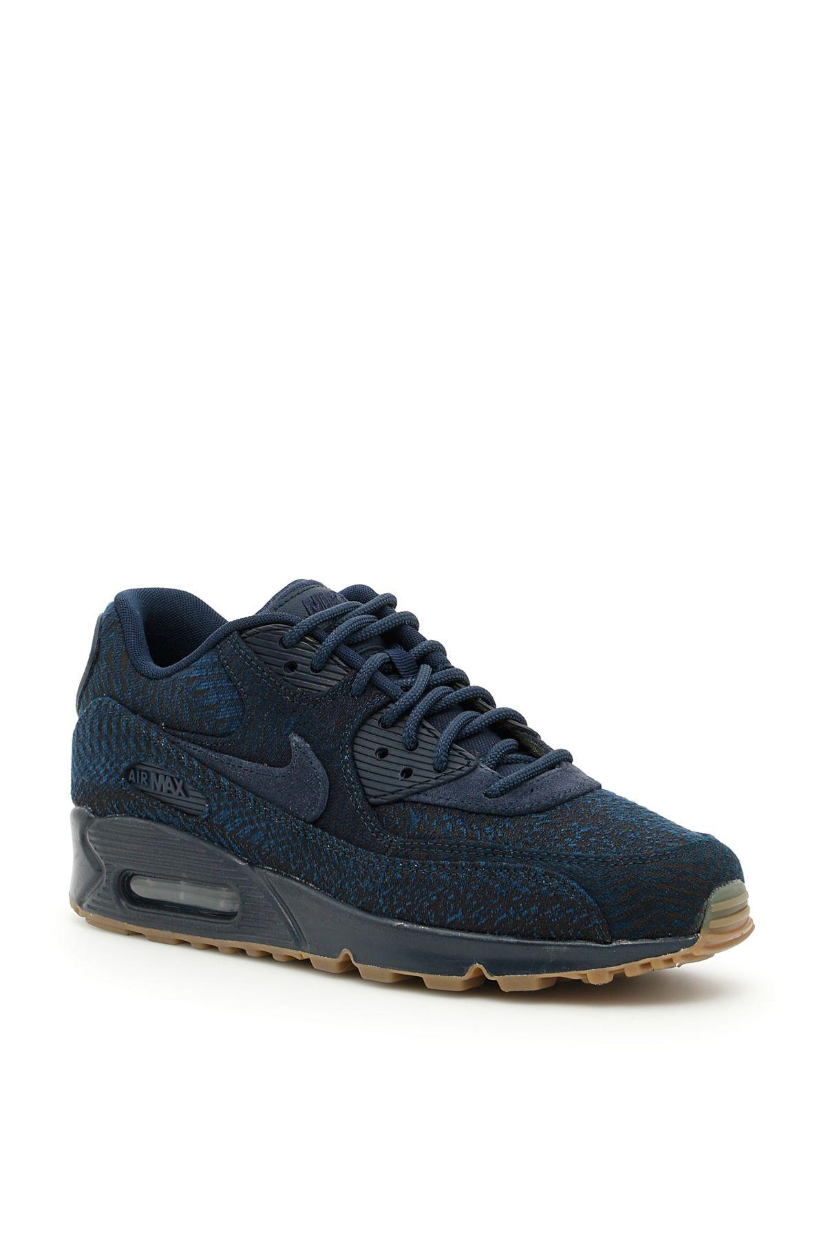 Shop Nike Air Max 90 Premium Sneakers In Indigo-obsidian Armony ... Shop Nike Air Max 90 Premium Sneakers In Indigo-obsidian Armony ...