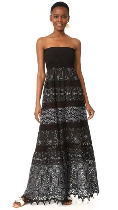 TEMPTATION POSITANO STRAPLESS MAXI DRESS