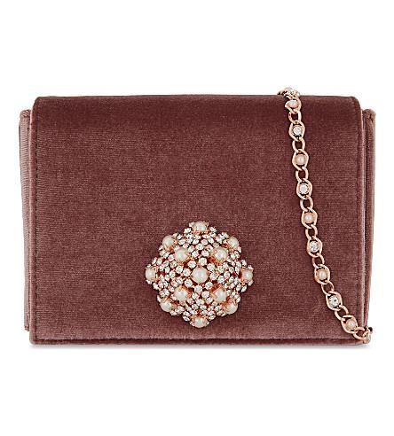 ted baker pink velvet bag