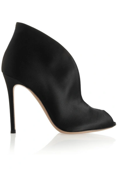 GIANVITO ROSSI Vamp 100 satin ankle boots