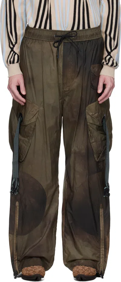 A. A. SPECTRUM SSENSE EXCLUSIVE GREEN ECLIPSE CARGO PANTS
