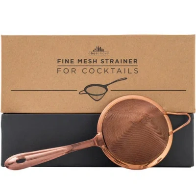 A BAR ABOVE A BAR ABOVE ANTIQUE COPPER FINE MESH STRAINER