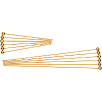 A BAR ABOVE A BAR ABOVE GOLD COCKTAIL PICKS, 12-PIECE COMBO SET