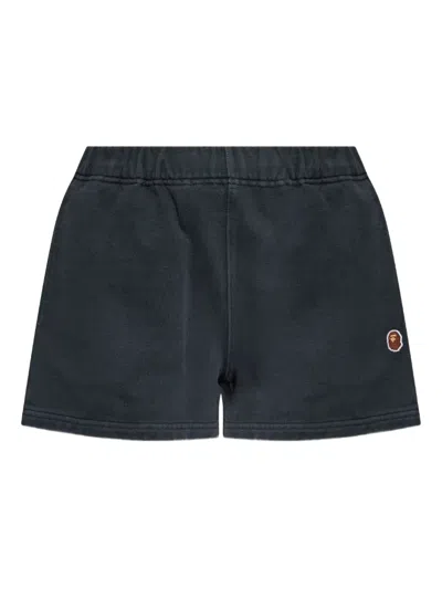 A BATHING APE APE HEAD ONE POINT TRACK SHORTS