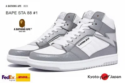 A BATHING APE A BATHING APE BAPE STA 88 1 ( WHITE ) 1J80-191-061 MEN'S 24NEWRELEASE HIGH-TOP