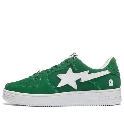 A BATHING APE A BATHING APE Bape Sta Suede 'Green White'