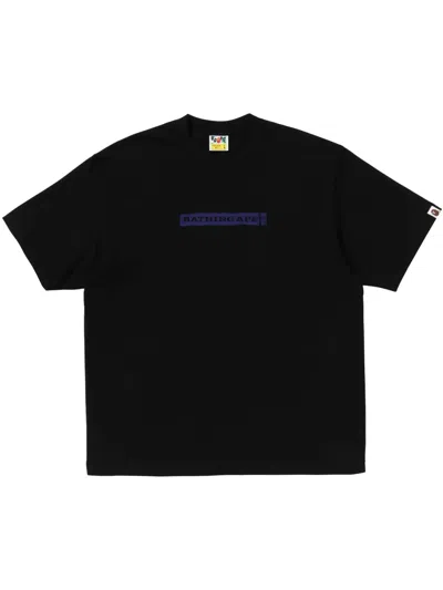 A BATHING APE LOGO-PRINT T-SHIRT
