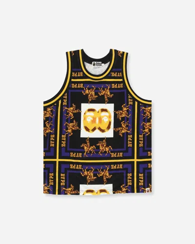 A BATHING APE Men s Double Ape Head Basketball Top