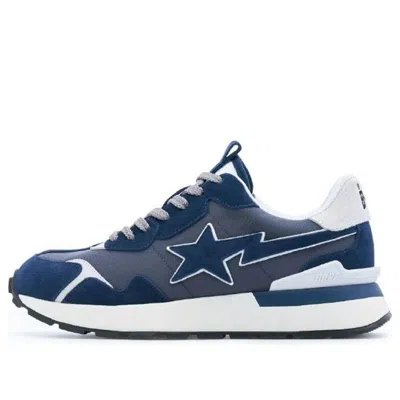 A BATHING APE A BATHING APE ROAD STA EXPRESS Leather Low 'Blue'