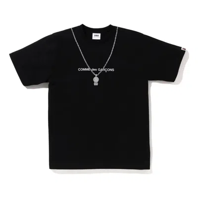 A BATHING APE A Bathing Ape x Comme des Garcon Osaka Baby Milo Chain #2 T-shirt 'Black'