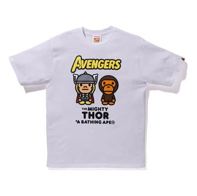 A BATHING APE A Bathing Ape X Marvel Milo Mighty Thor Tee 'White'