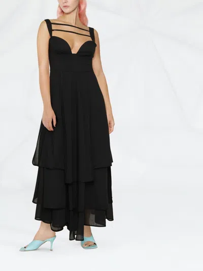 A.W.A.K.E. A.W.A.K.E. MODE DRESS WITH MULTI PANEL SKIRT