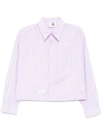 AAPE BY A BATHING APE 22.25" MAIN LONG-SLEEVED SHIRT