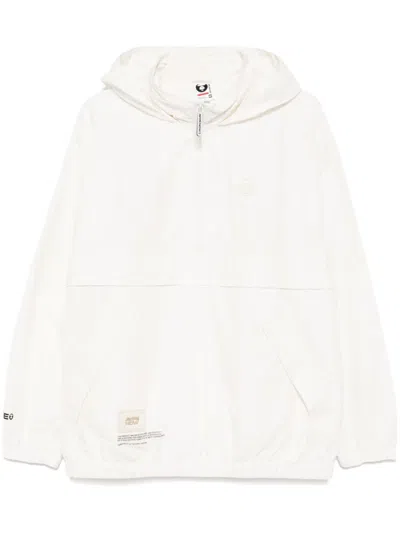 AAPE BY A BATHING APE AAPENOW MOONFACE-LOGO HALF-ZIP JACKET