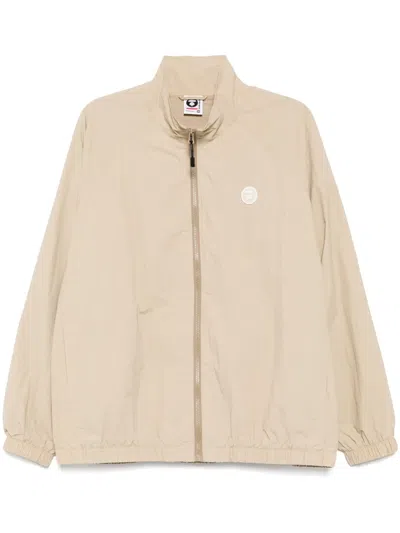 AAPE BY A BATHING APE AAPENOW MOONFACE-LOGO WINDBREAKER JACKET