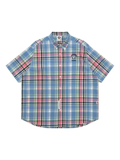 AAPE BY A BATHING APE CHECKED SHIRT