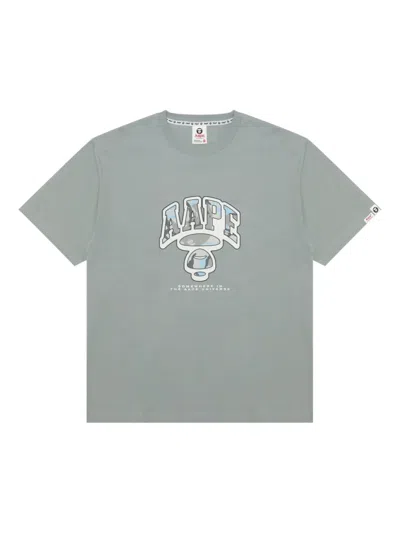 AAPE BY A BATHING APE LOGO-PRINT T-SHIRT