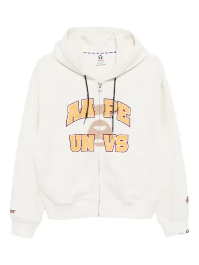 AAPE BY A BATHING APE LOGO-PRINTED HOODIE