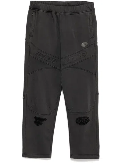 AAPE BY A BATHING APE MOONFACE-LOGO TRACK PANTS