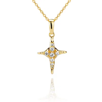AARIA LONDON WOMEN'S ASTARI PENDANT NECKACE - GOLD