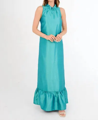 ABBEY GLASS CAMILLE GOWN IN TEAL