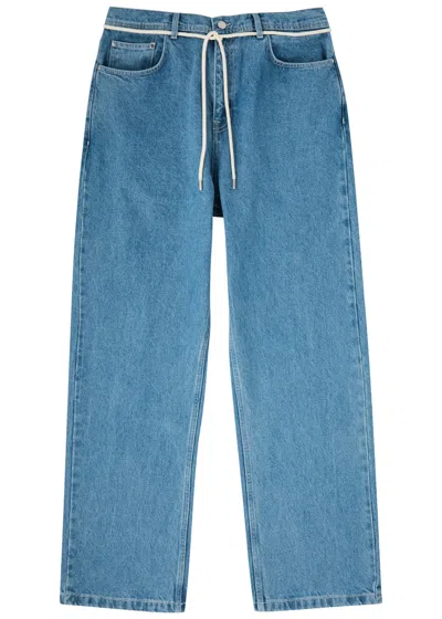 ABOUT BLANK ABOUT BLANK BELTED STRAIGHT-LEG JEANS