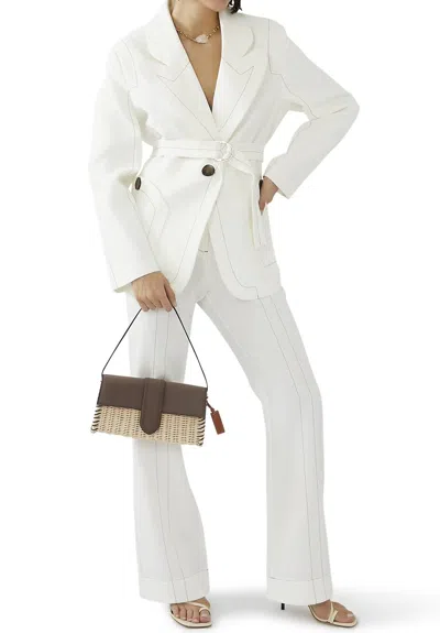 ACLER MORETON JACKET IN IVORY