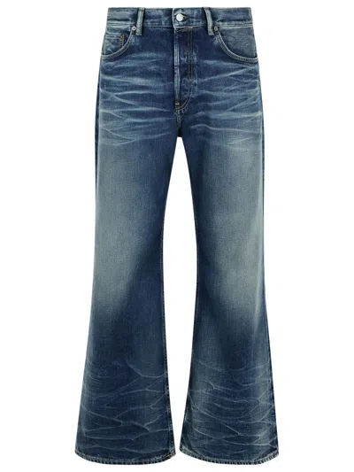 ACNE STUDIOS ACNE STUDIOS 'BROADWAY' BLUE COTTON JEANS