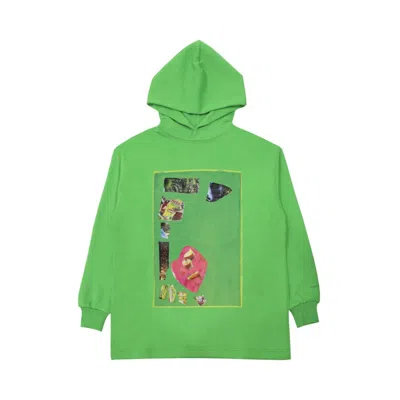 ACNE STUDIOS ACNE STUDIOS DIGITAL PRINT HOODED SWEATSHIRT IN GREEN
