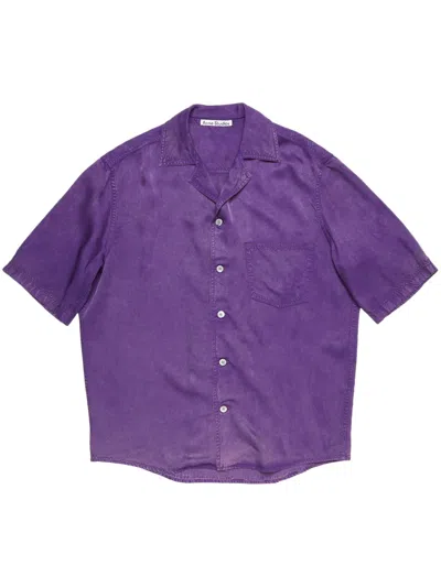 ACNE STUDIOS FADED-EFFECT SHIRT