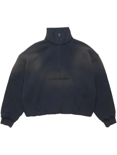 ACNE STUDIOS LOGO-EMBROIDERED SWEATSHIRT