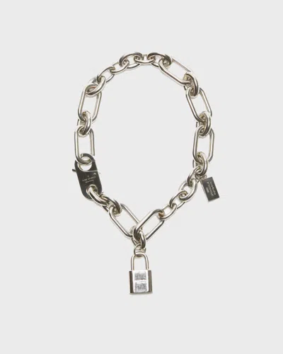 ACNE STUDIOS ACNE STUDIOS PADLOCK CHAIN BRACELET