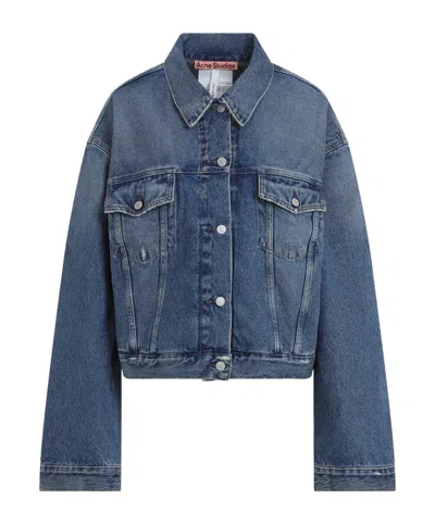 ACNE STUDIOS ACNE STUDIOS COLLARED BUTTON-UP DENIM JACKET