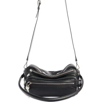 ACNE STUDIOS ACNE STUDIOS SMALL CAMERO LEATHER SHOULDER BAG