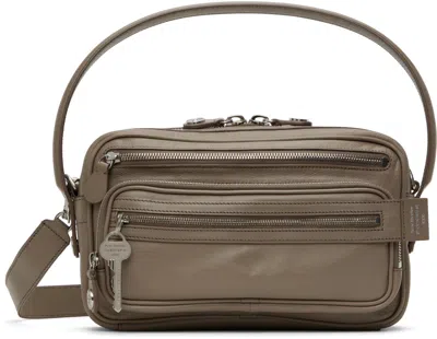 ACNE STUDIOS TAUPE CAMERO PARTY SHOULDER BAG