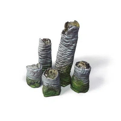 ACRYLICOS VALLEJO SCENERY BROKEN PALM TRUNKS MINIATURES