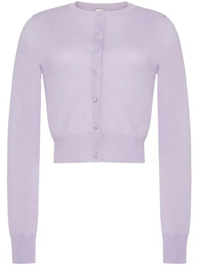 ADAM LIPPES FINE-KNIT CARDIGAN