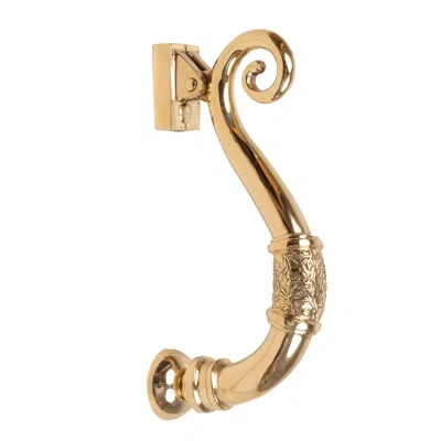 ADAMS & MACK GOLD VICTORIAN DOOR KNOCKER