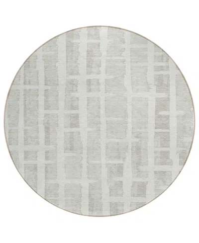 ADDISON CHANTILLE MACHINE WASHABLE ACN872 8'X8' ROUND AREA RUG