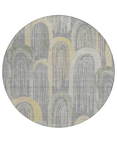 ADDISON CHANTILLE MACHINE WASHABLE ACN1590 8'X8' ROUND AREA RUG