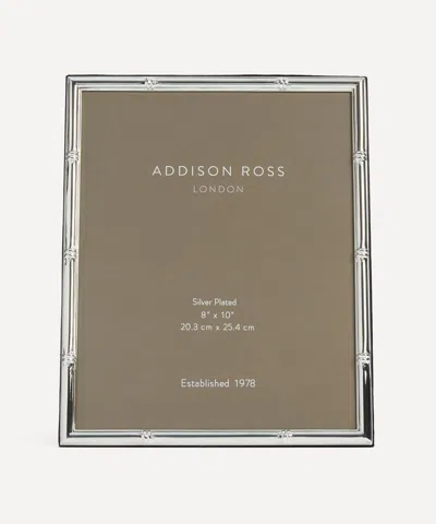 ADDISON ROSS ADDISON ROSS BAMBOO SILVER PLATED 8X10 PHOTO FRAME
