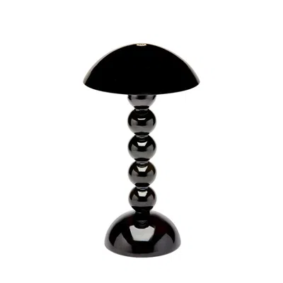 ADDISON ROSS BLACK BOBBIN LED LAMP