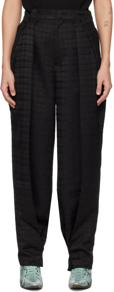 ADER ERROR BLACK ANI TROUSERS