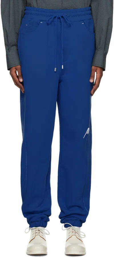 ADER ERROR BLUE A-PEEC LOUNGE PANTS